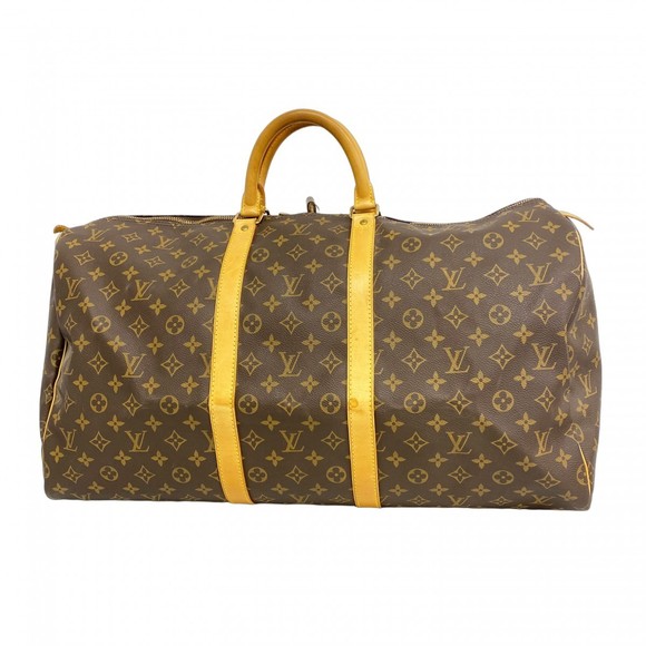 Louis Vuitton Boston Monogram Keepall Brown Bag - Picture 1 of 9